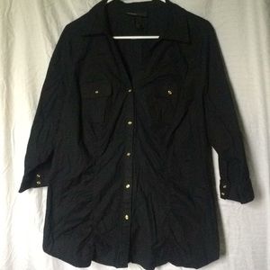 Black button shirt